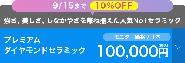 選べるメニュー：プレミアムダイヤモンドセラミック